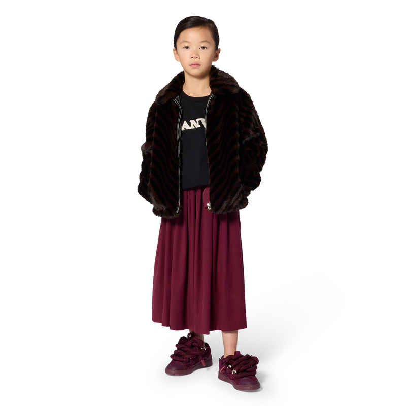 Flauschige Fleecejacke LANVIN 
                        M&Auml;DCHEN