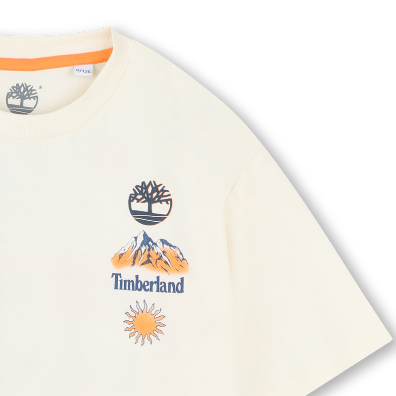 Weites T-Shirt mit Berg-Druck TIMBERLAND 
                        JUNGE