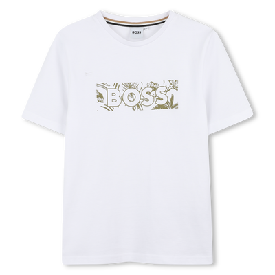 T-Shirt aus Baumwolle BOSS JUNGE