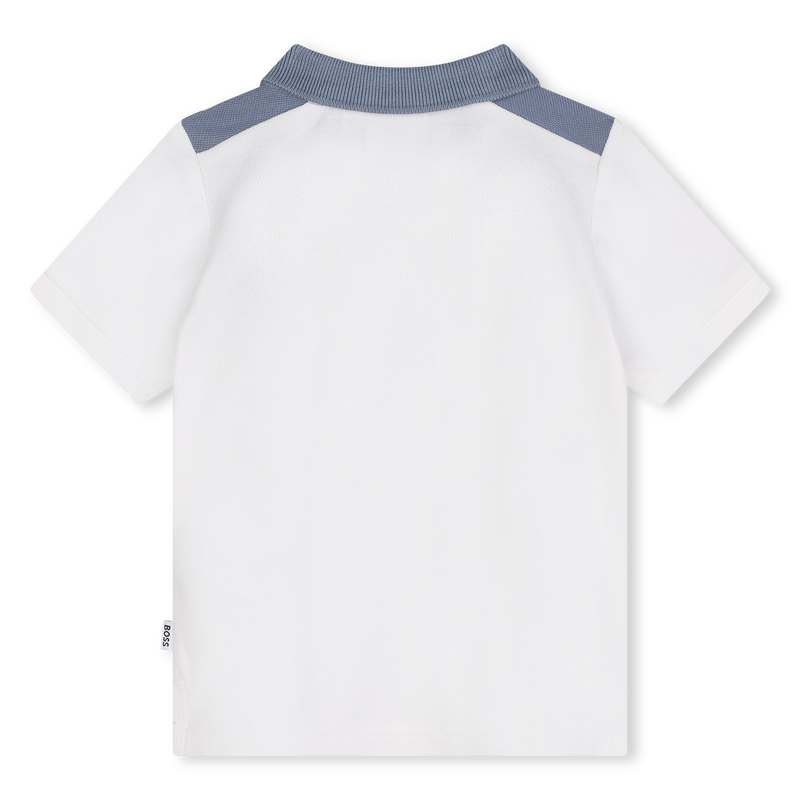 Polo-Shirt mit Farbbl&ouml;cken BOSS 
                        JUNGE