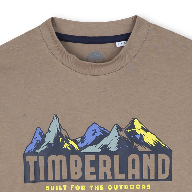 Lang&auml;rmeliges T-Shirt aus Jersey TIMBERLAND 
                        JUNGE