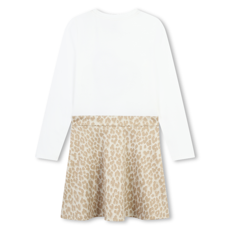 Lang&auml;rmeliges Kleid mit Nieten MICHAEL KORS 
                        M&Auml;DCHEN