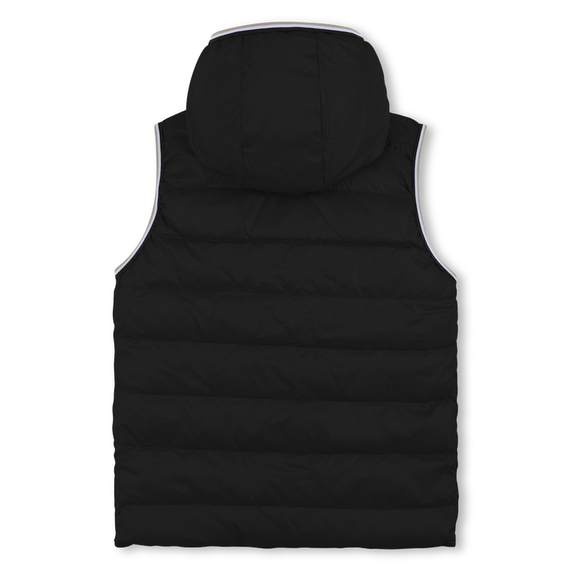 Daunenjacke mit Kapuze in Flann-Optik BOSS 
                        JUNGE