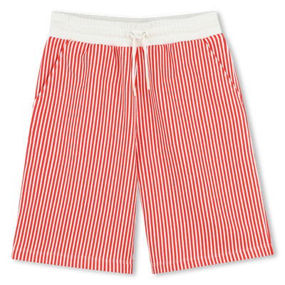 Gestreifte Baumwoll-Bermudas KENZO KIDS JUNGE