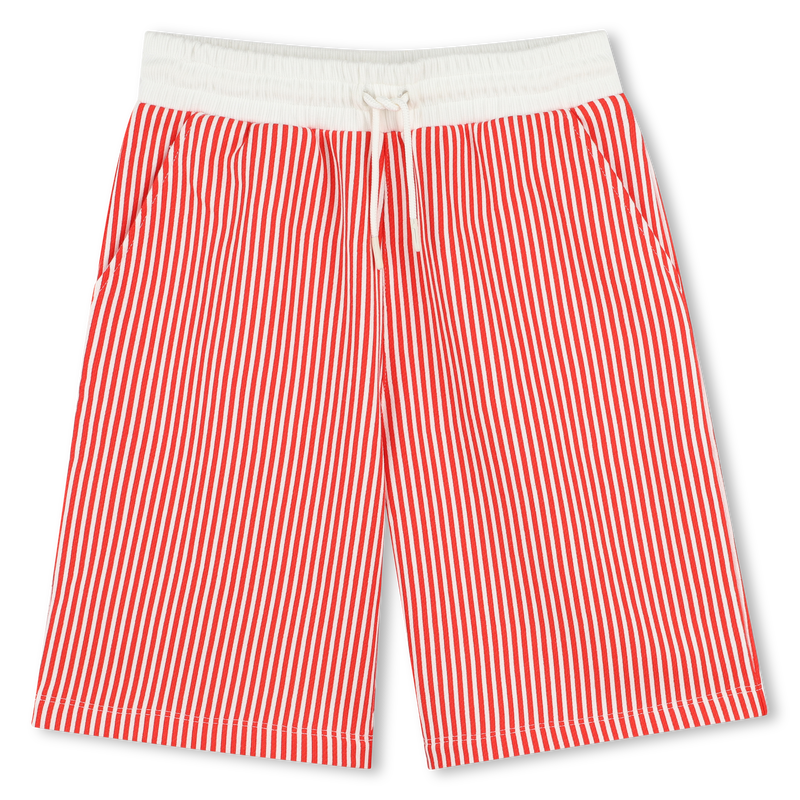 Gestreifte Baumwoll-Bermudas KENZO KIDS 
                        JUNGE