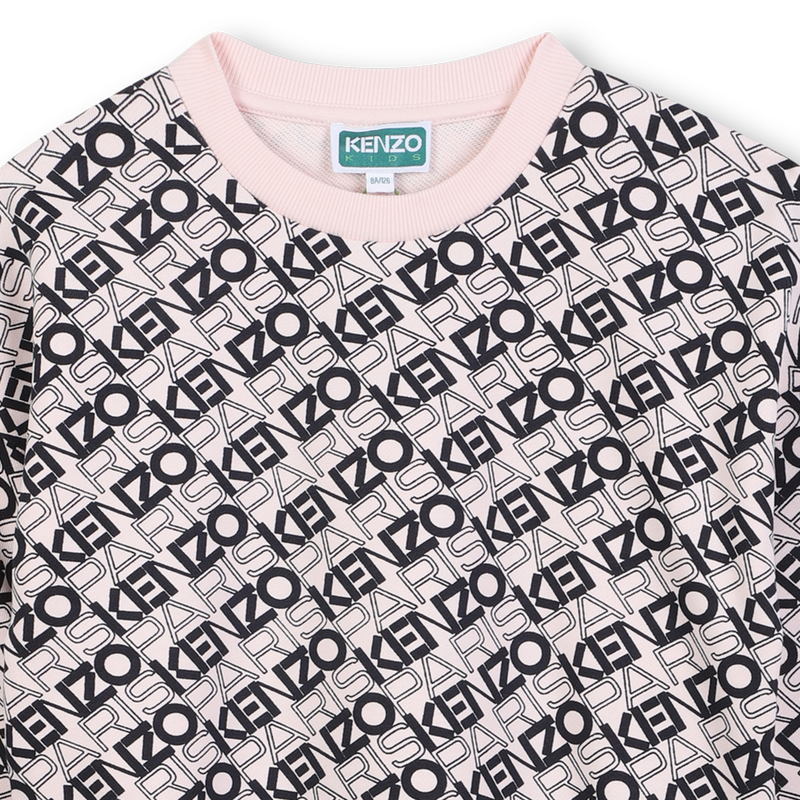 Kleid aus Fleece KENZO KIDS 
                        M&Auml;DCHEN