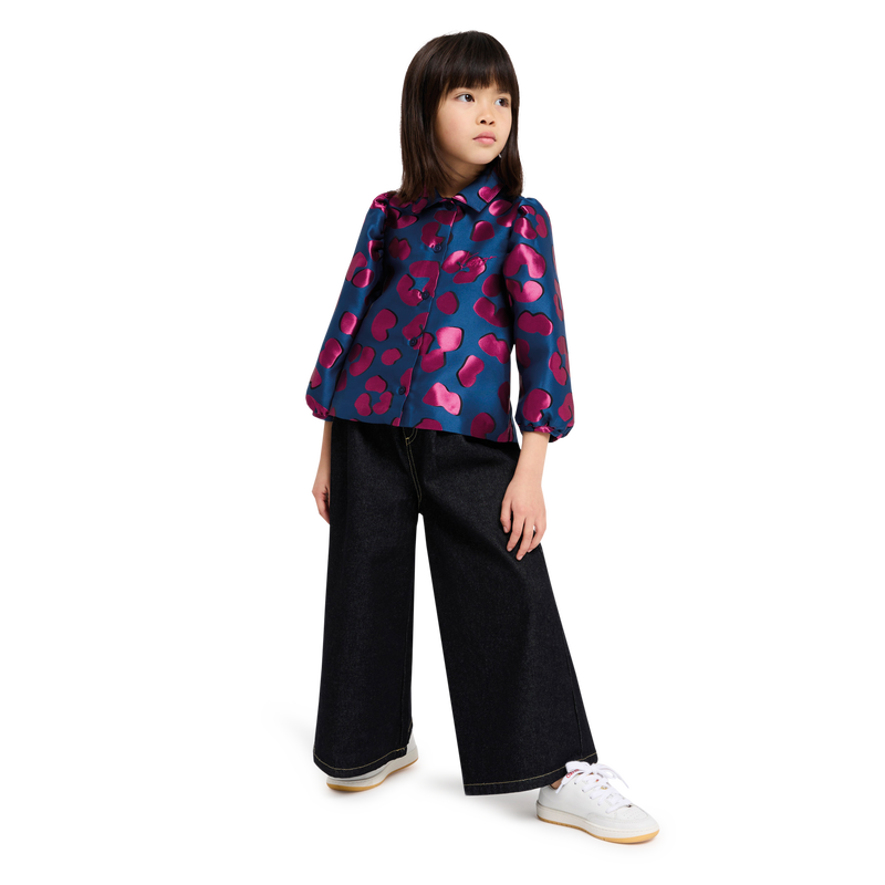 Geraffte Bluse KENZO KIDS 
                        MÄDCHEN