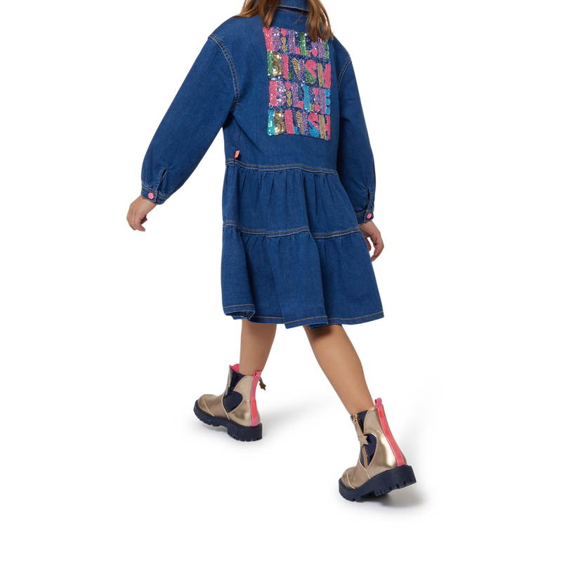 Jeanskleid mit Hemdkragen BILLIEBLUSH 
                        M&Auml;DCHEN