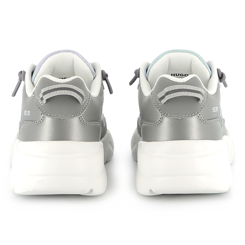 Schn&uuml;rsneakers aus Materialmix HUGO 
                        M&Auml;DCHEN