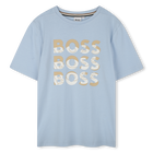 T-Shirt aus Baumwolle, PERSISCH BLAU, hi-res