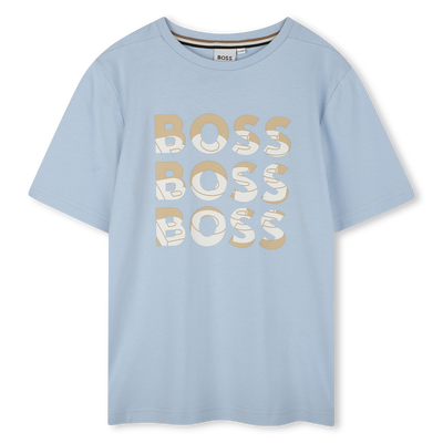 T-Shirt aus Baumwolle BOSS JUNGE