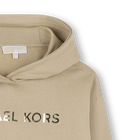 Kapuzenkleid aus Fleece MICHAEL KORS 
                    M&Auml;DCHEN