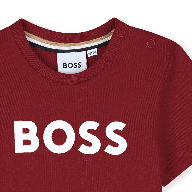 KURZ&Auml;RMELIGES T-SHIRT BOSS 
                        JUNGE