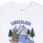 Lang&auml;rmeliges T-Shirt aus Jersey TIMBERLAND 
                    JUNGE