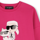 Bedrucktes Sweatshirt KARL LAGERFELD KIDS 
                    M&Auml;DCHEN
