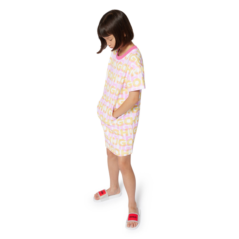 Pantoletten mit Badge HUGO 
                        M&Auml;DCHEN