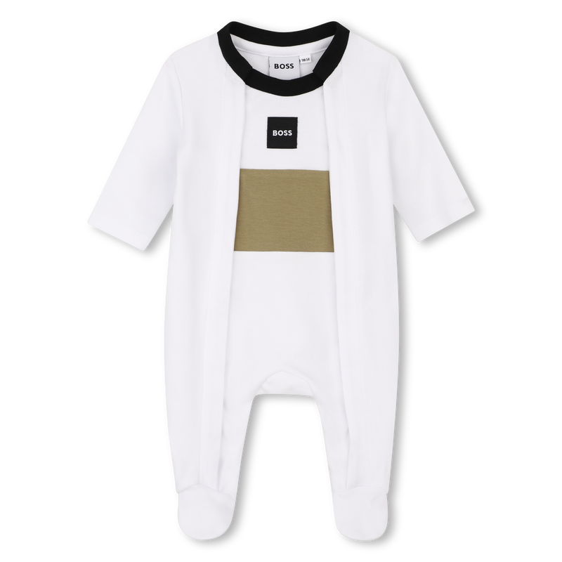 Pyjama-Set mit M&uuml;tze und L&auml;tzchen BOSS 
                        JUNGE