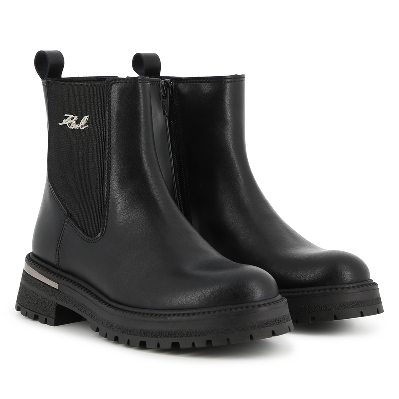 Stiefeletten KARL LAGERFELD KIDS 
                        M&Auml;DCHEN