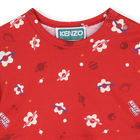 Lang&auml;rmeliges Kleid KENZO KIDS 
                    M&Auml;DCHEN