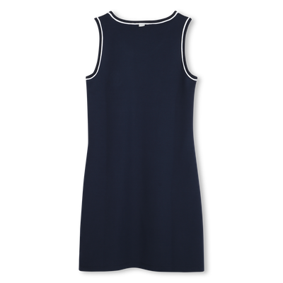 &Auml;rmelloses Kleid mit Logo BOSS M&Auml;DCHEN