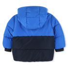 Zweifarbige Kapuzen-Steppjacke BOSS 
                    JUNGE