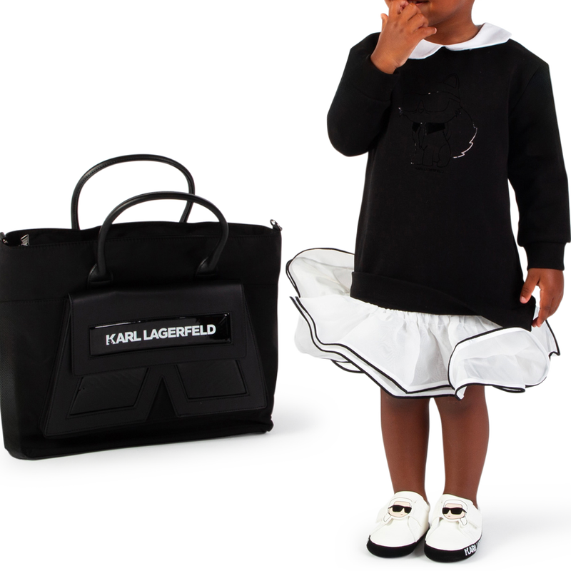 Kleid mit T&uuml;t&uuml; KARL LAGERFELD KIDS 
                        M&Auml;DCHEN