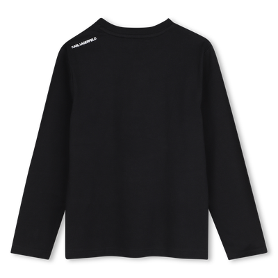 T-Shirt mit kurzen &Auml;rmeln KARL LAGERFELD KIDS JUNGE