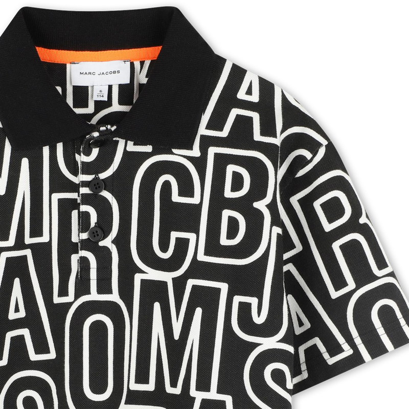 Polo mit Monogrammdruck MARC JACOBS 
                        JUNGE