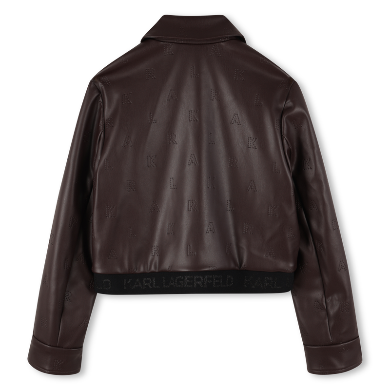 Jacke mit Rei&szlig;verschluss KARL LAGERFELD KIDS 
                        M&Auml;DCHEN