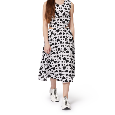Baumwollkleid mit Print DKNY M&Auml;DCHEN