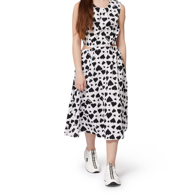 Baumwollkleid mit Print DKNY 
                        M&Auml;DCHEN