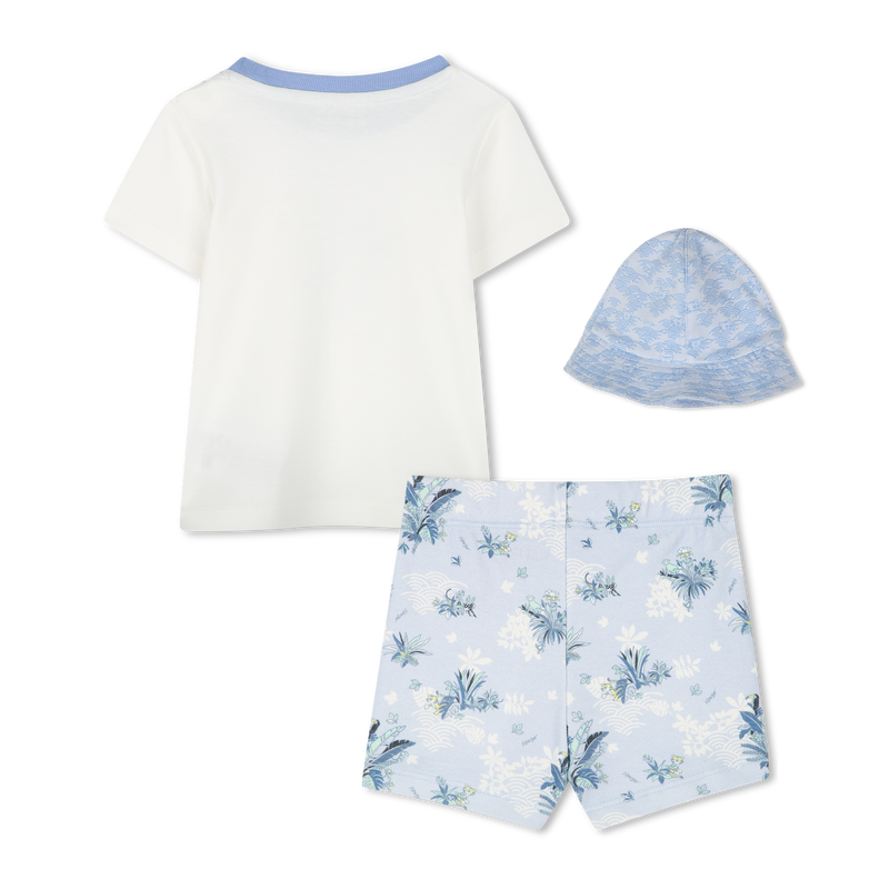 Set aus T-Shirt, Shorts &amp; Hut KENZO KIDS 
                        JUNGE