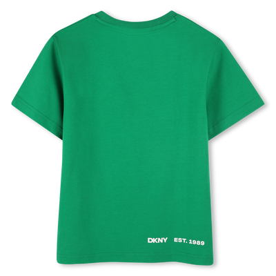 T-Shirt mit beidseitigem Druck DKNY JUNGE