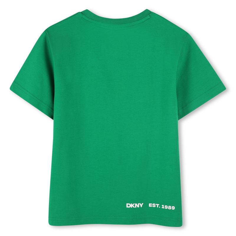 T-Shirt mit beidseitigem Druck DKNY 
                        JUNGE