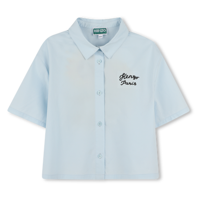 Kurz&auml;rmeliges Hemd KENZO KIDS M&Auml;DCHEN