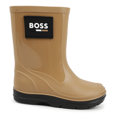 Regenstiefel aus 2 Materialien BOSS JUNGE