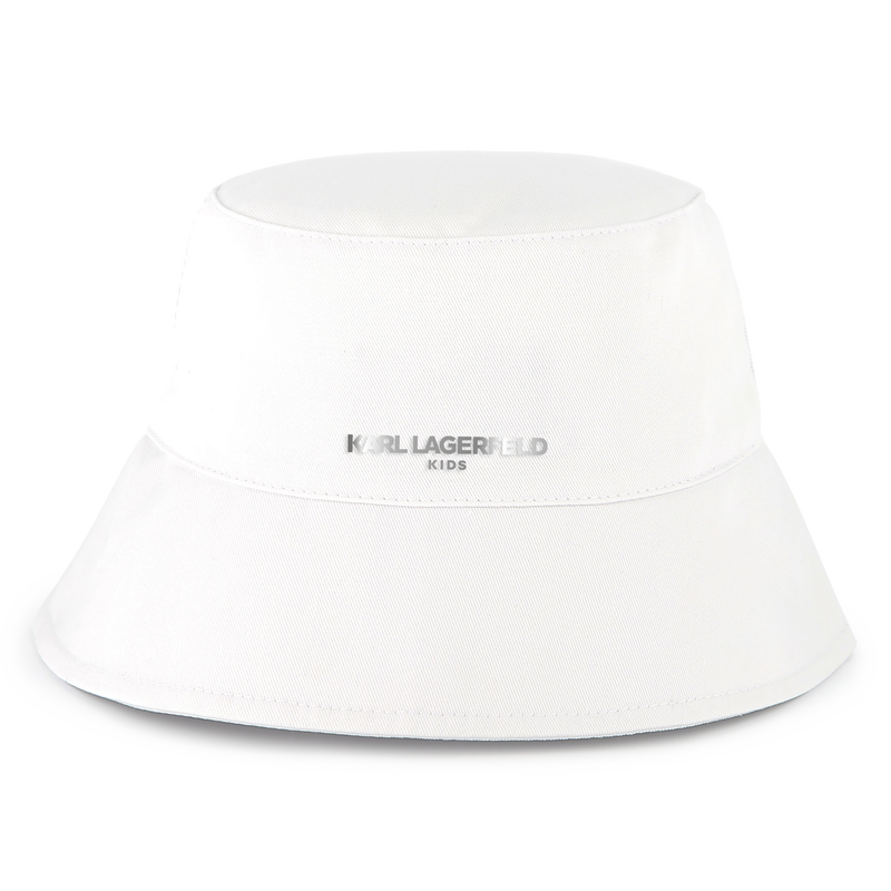Bestickter Baumwoll-Fischerhut KARL LAGERFELD KIDS 
                        M&Auml;DCHEN