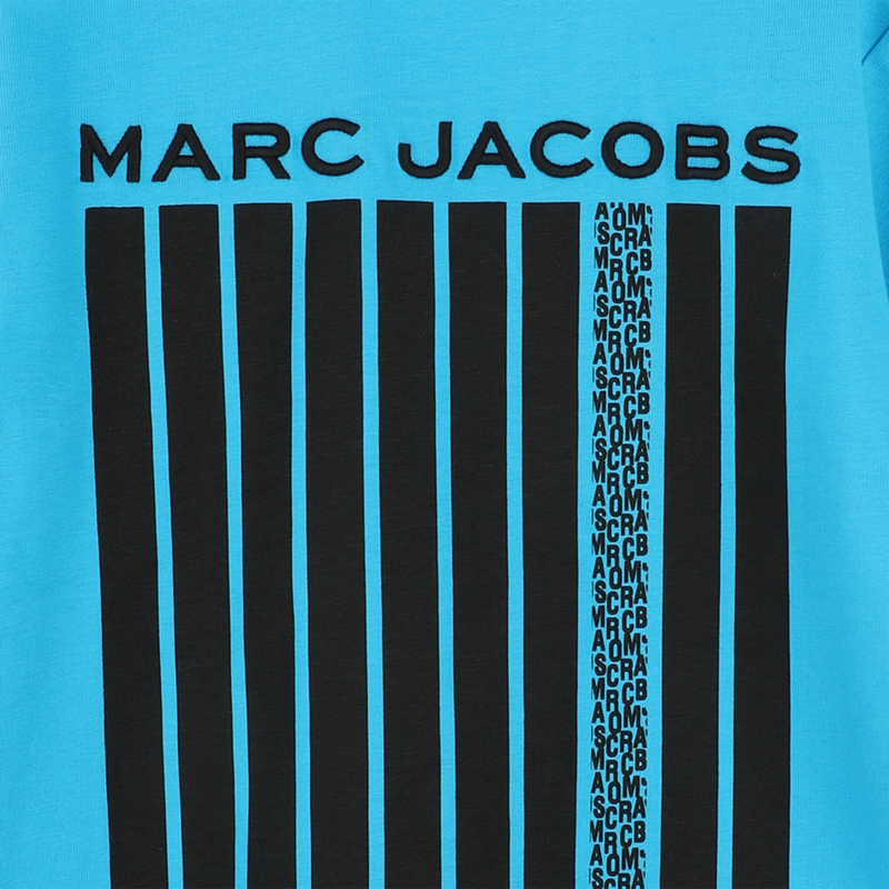 Zweifarbiges Baumwoll-T-Shirt MARC JACOBS 
                        JUNGE