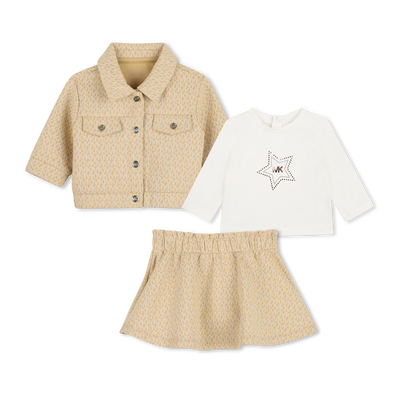 Strickjacke, T-Shirt und Rock Set MICHAEL KORS M&Auml;DCHEN