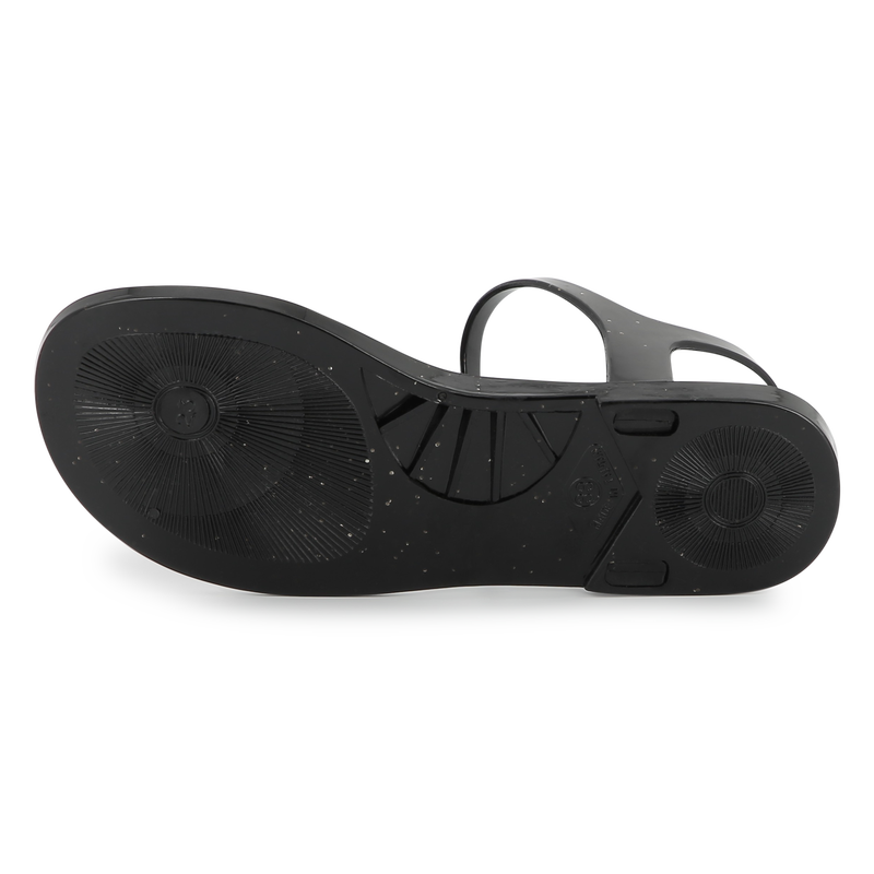 Schnallen-Sandalen mit Badge KARL LAGERFELD KIDS 
                        M&Auml;DCHEN