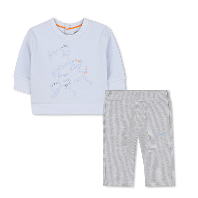Set aus Sweatshirt + Hose KENZO KIDS JUNGE