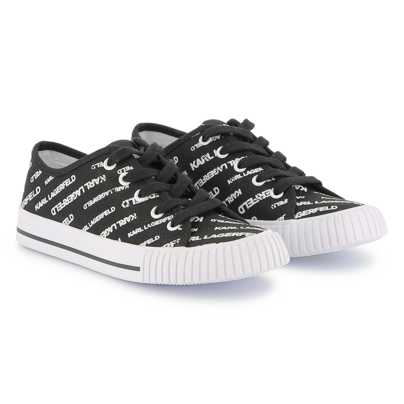 Schn&uuml;rsneaker mit Logoprint KARL LAGERFELD KIDS 
                        JUNGE