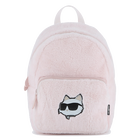 Kleiner Rucksack aus flauschigem Fleece KARL LAGERFELD KIDS 
                    M&Auml;DCHEN