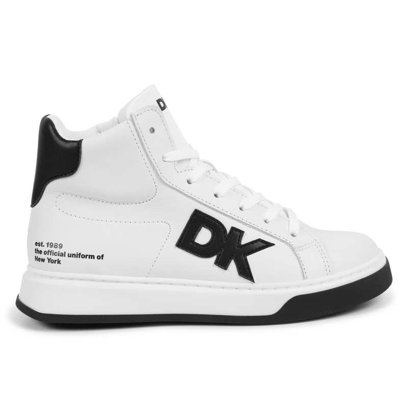 Schn&uuml;rsneaker aus Leder DKNY 
                        UNISEX