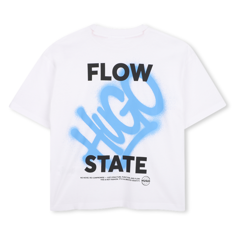 T-Shirt mit kurzen &Auml;rmeln HUGO 
                        JUNGE