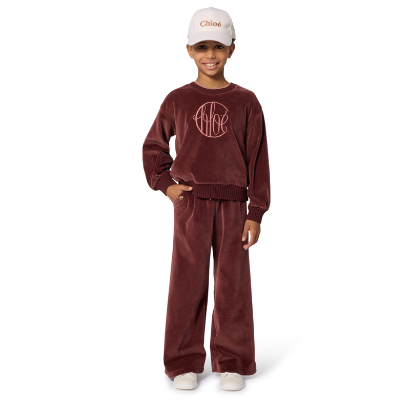 Hose aus Samt CHLOE 
                        M&Auml;DCHEN