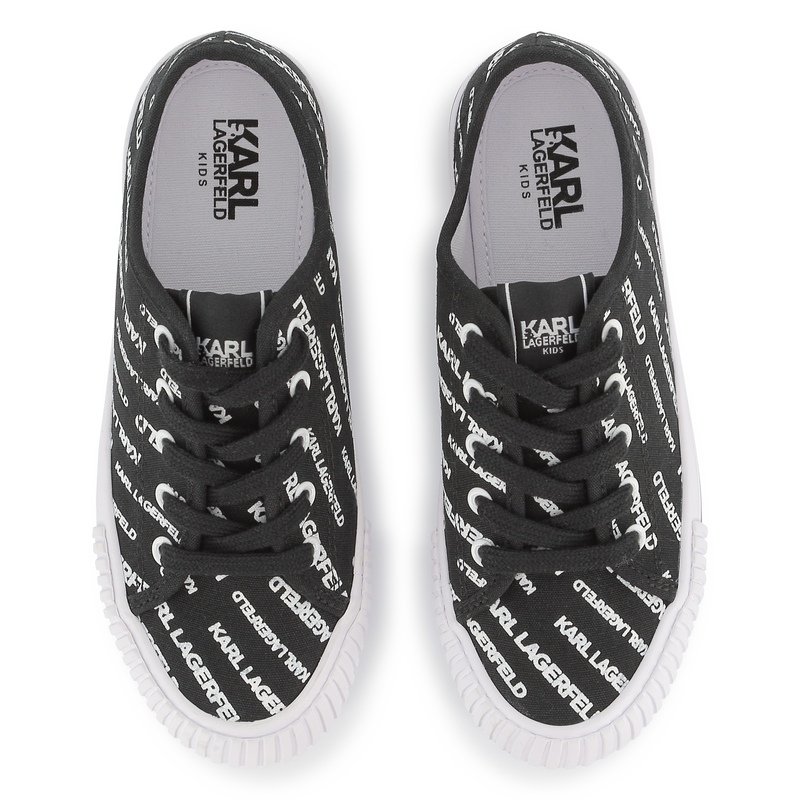 Schn&uuml;rsneaker mit Logoprint KARL LAGERFELD KIDS 
                        JUNGE