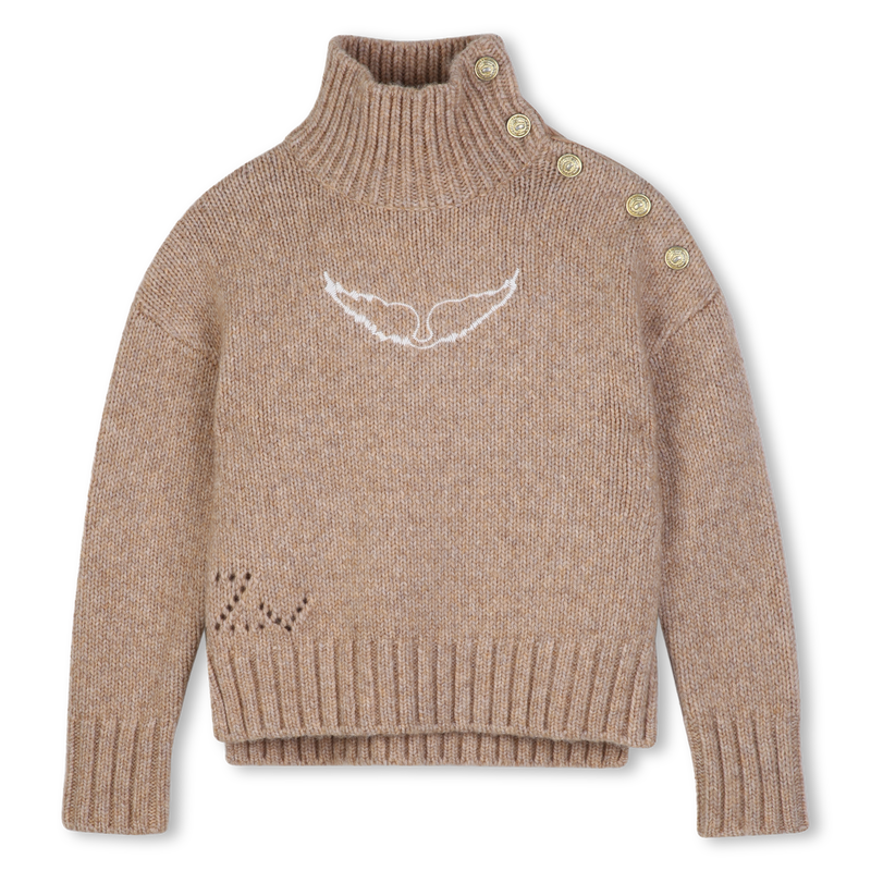 Strickpullover mit hohem Kragen ZADIG & VOLTAIRE 
                        MÄDCHEN