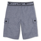 Denim-bermudashorts KARL LAGERFELD KIDS 
                    JUNGE