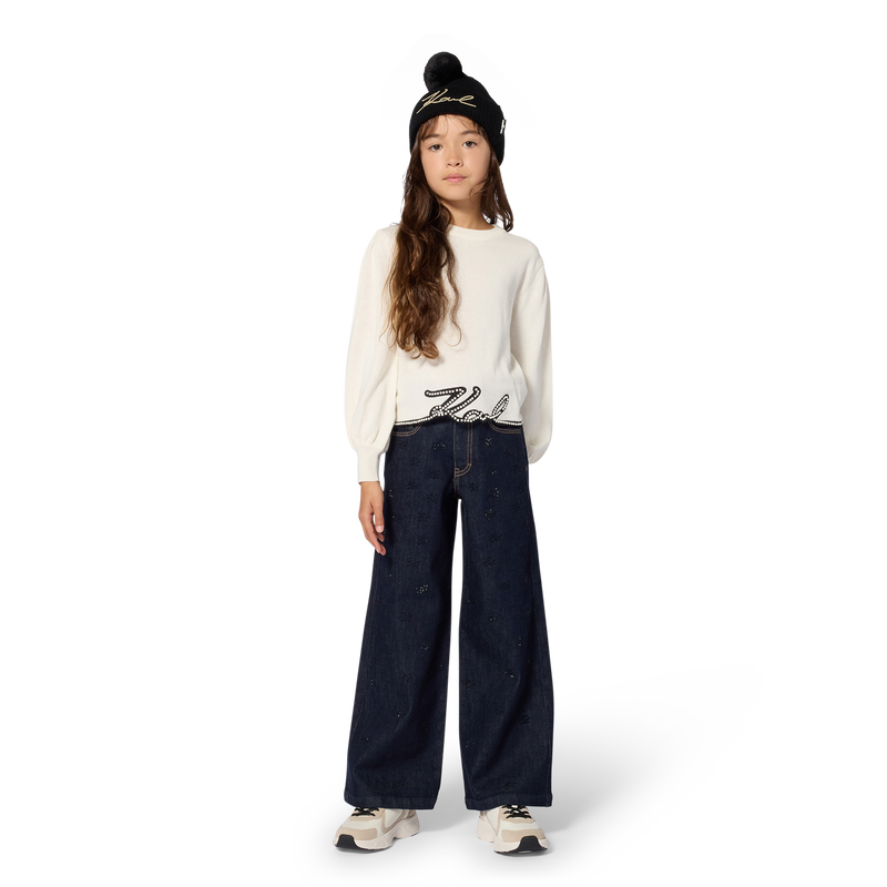 Jeanshose KARL LAGERFELD KIDS 
                        M&Auml;DCHEN